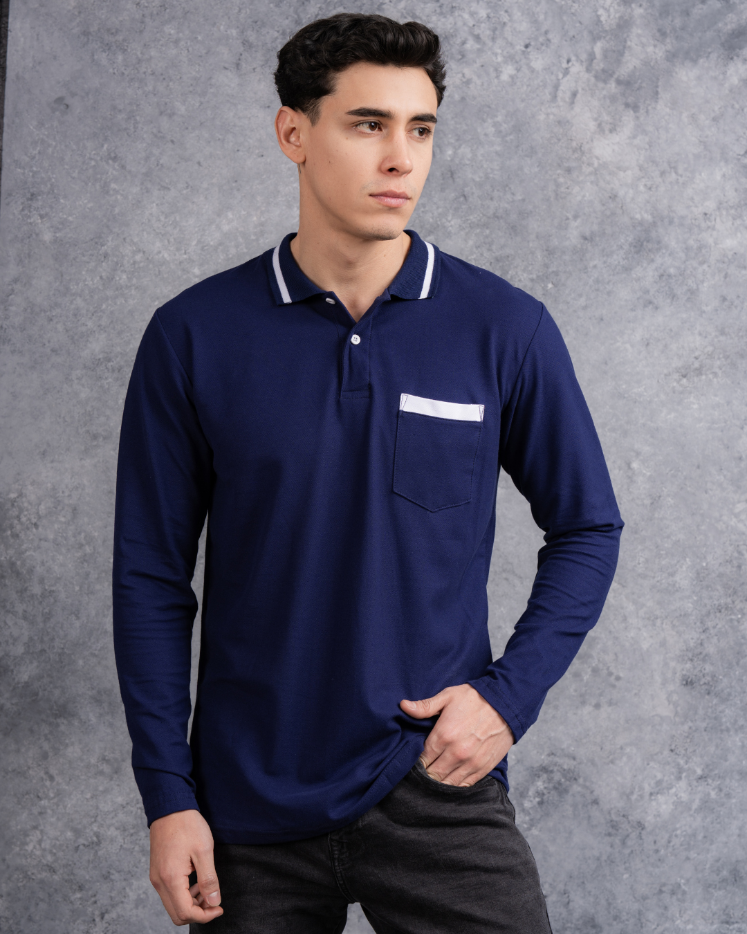 Polo Camisero - Titanio – Algodón Piqué