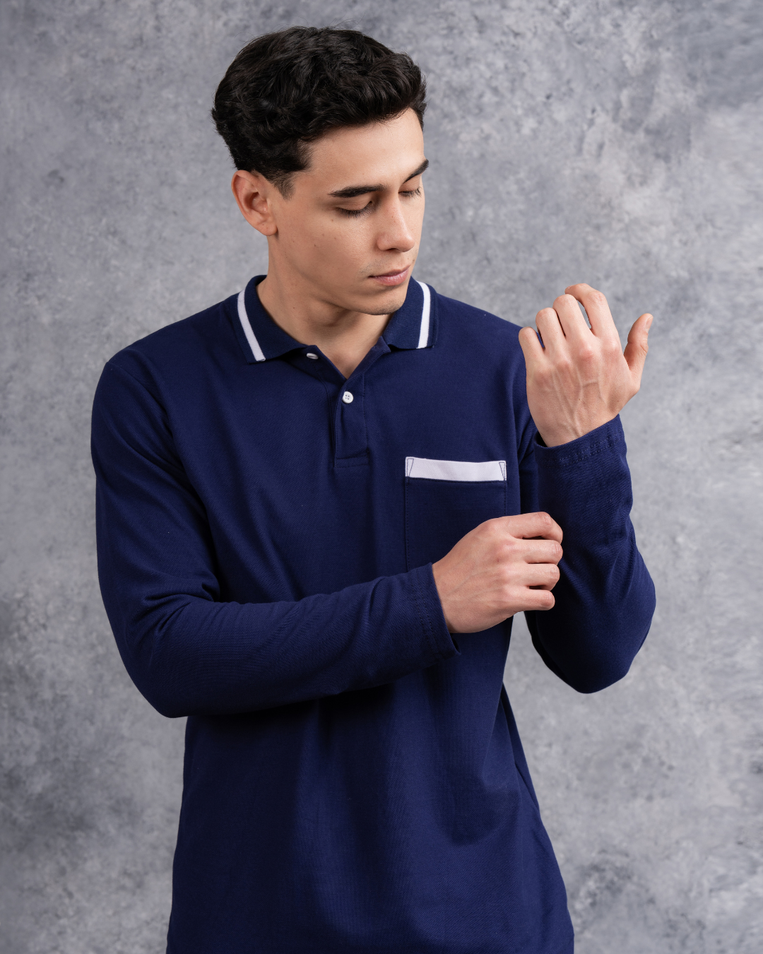 Polo Camisero - Titanio – Algodón Piqué