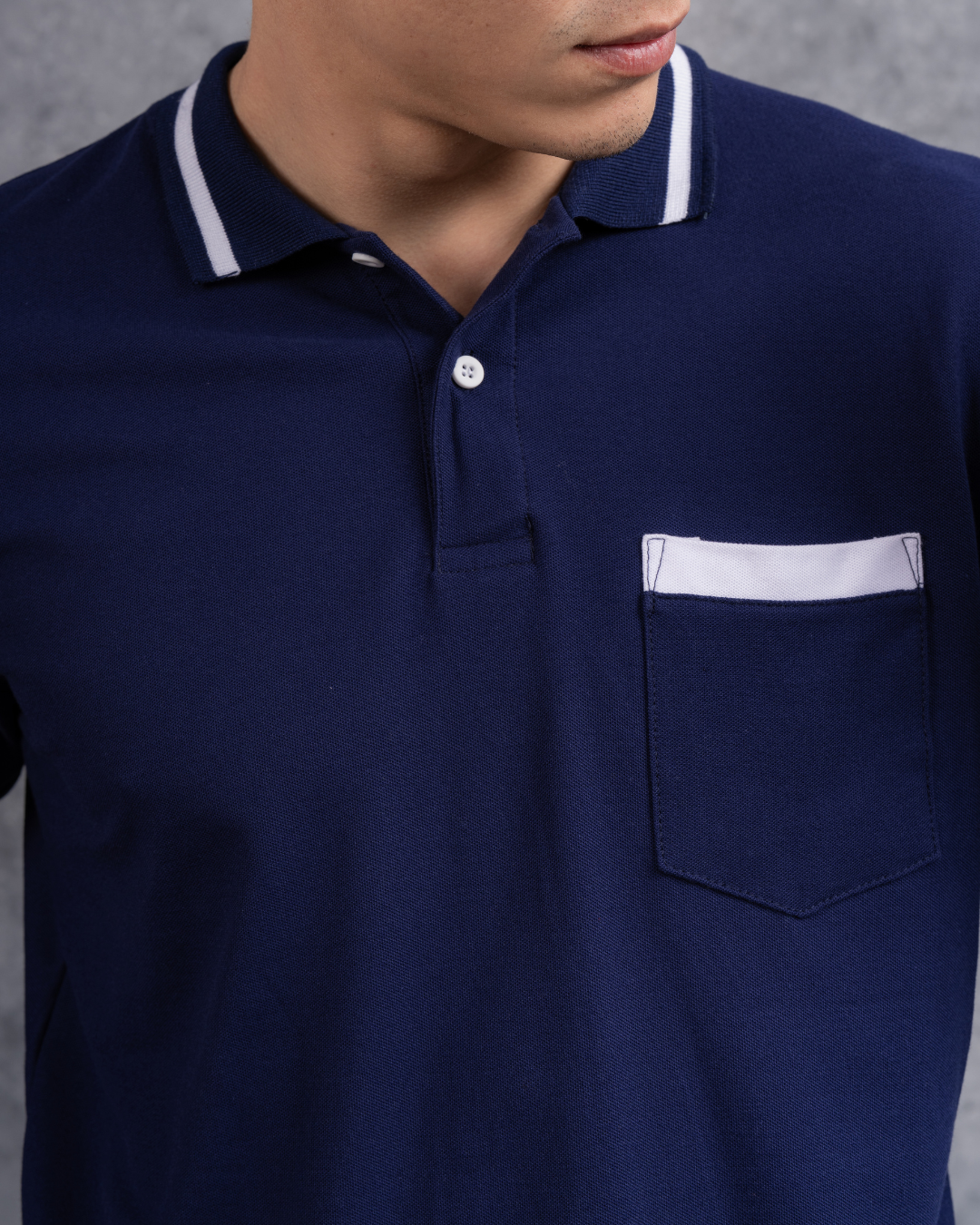 Polo Camisero - Titanio – Algodón Piqué