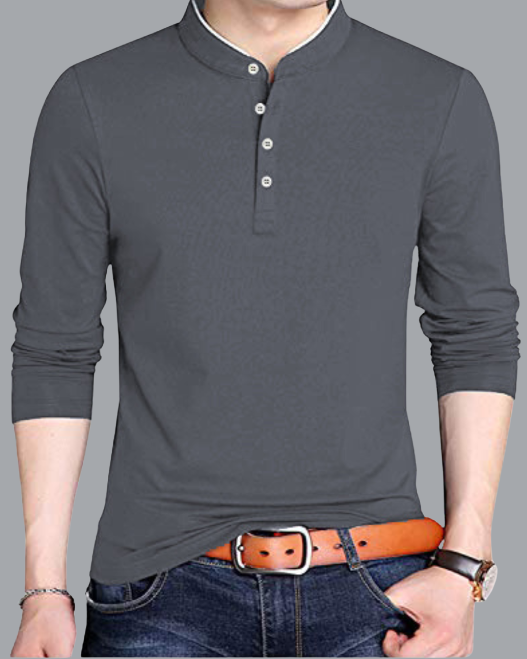 Polo Cuello Neru Manga Larga