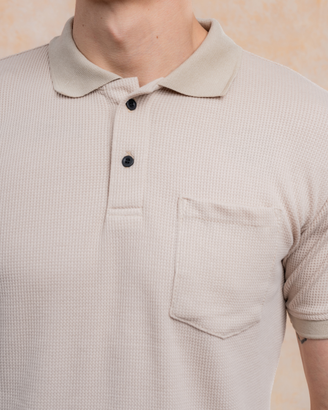 Polo Camisero Paris - Tela Waffle