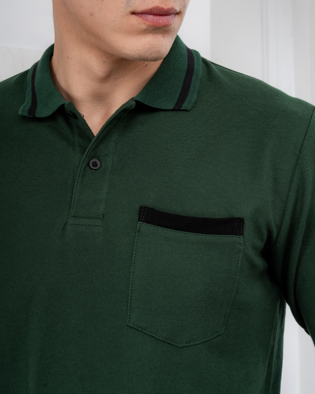 Polo Camisero - Titanio – Algodón Piqué