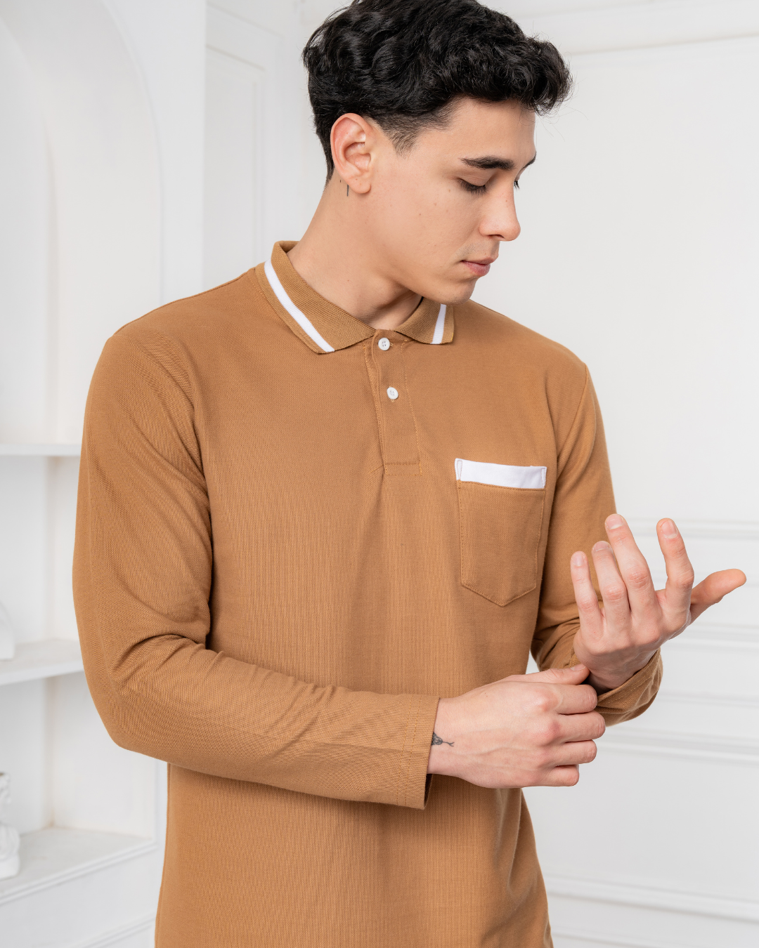 Polo Camisero - Titanio – Algodón Piqué