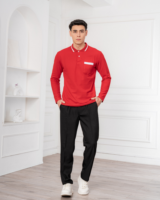 Polo Camisero - Titanio – Algodón Piqué