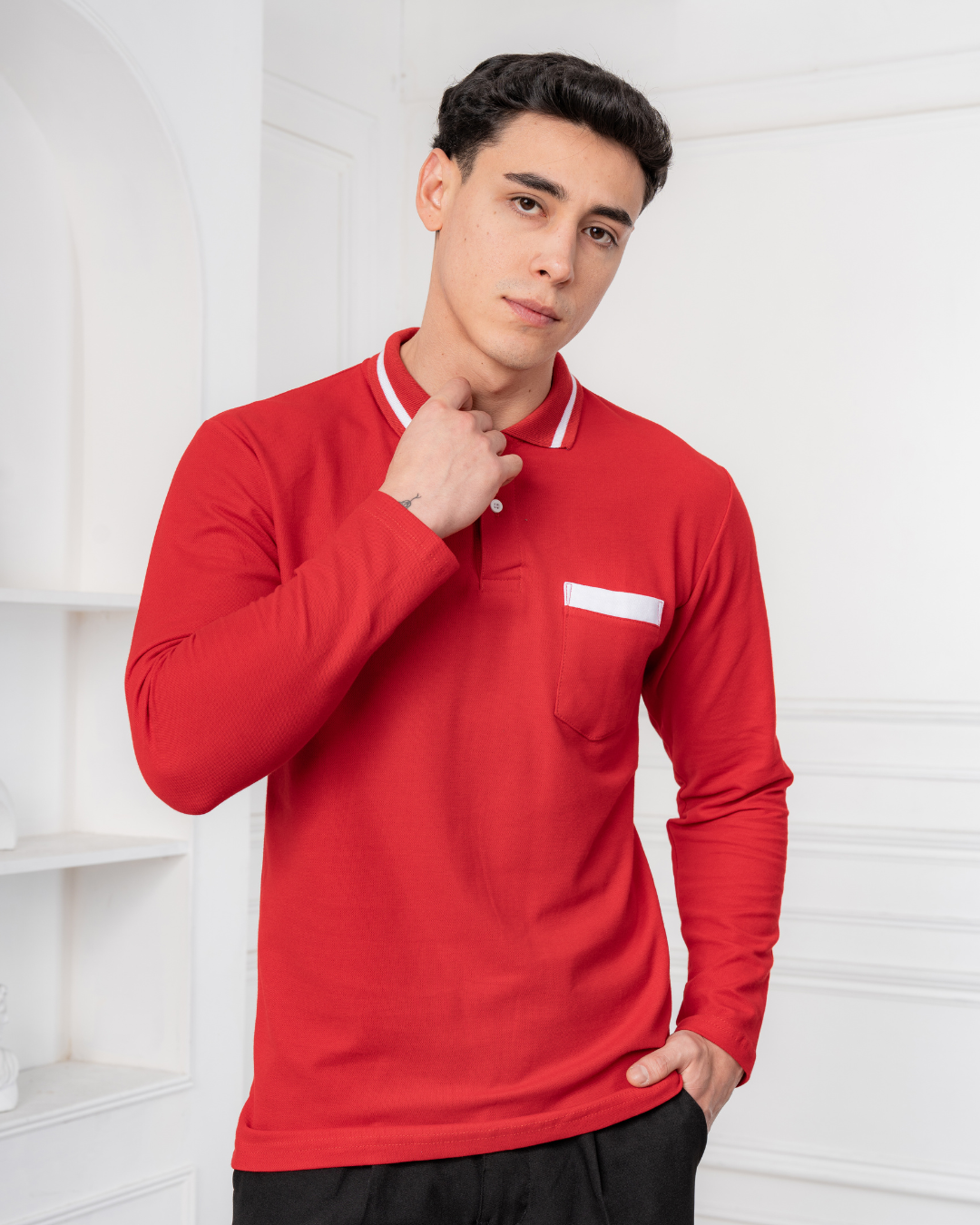 Polo Camisero - Titanio – Algodón Piqué