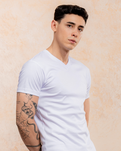 Polo Básico Cuello V – Algodón Pima