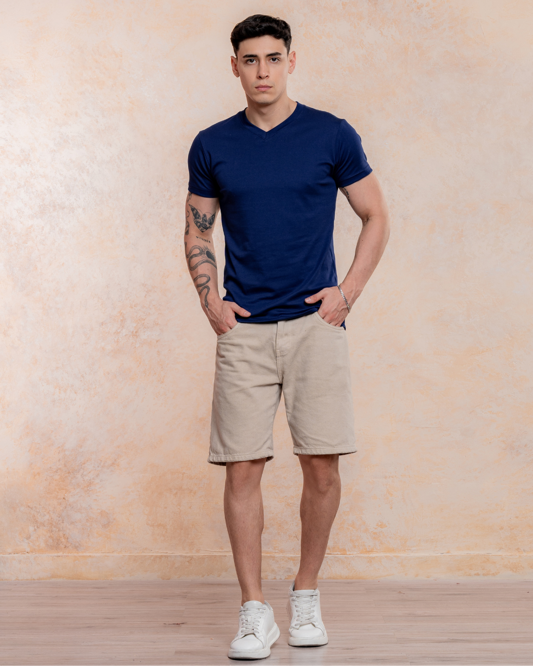 Polo Básico Cuello V – Algodón Pima