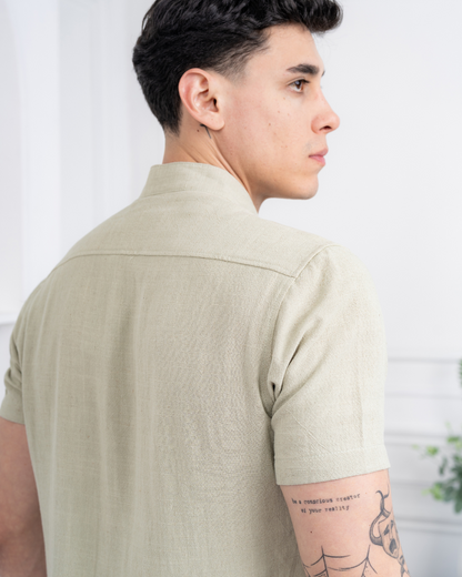 Camisa de Lino – Cuello Neru