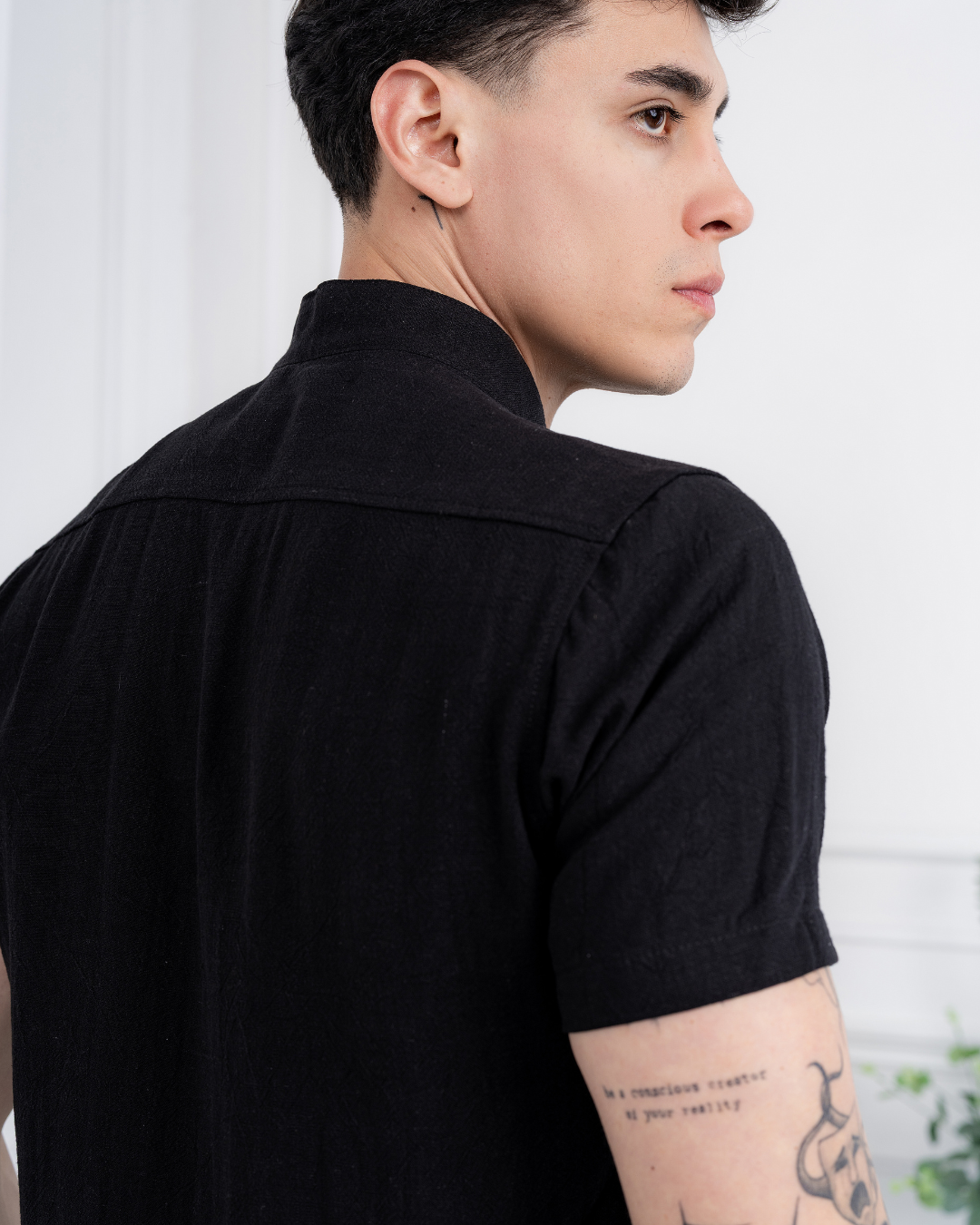 Camisa de Lino – Cuello Neru