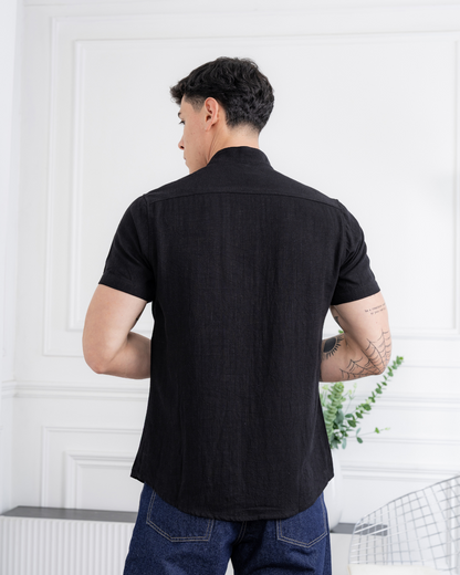 Camisa de Lino – Cuello Neru