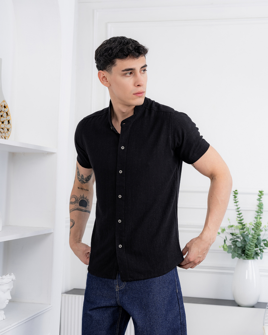 Camisa de Lino – Cuello Neru
