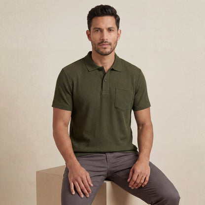 Camisero - Waffle - Verde olivo