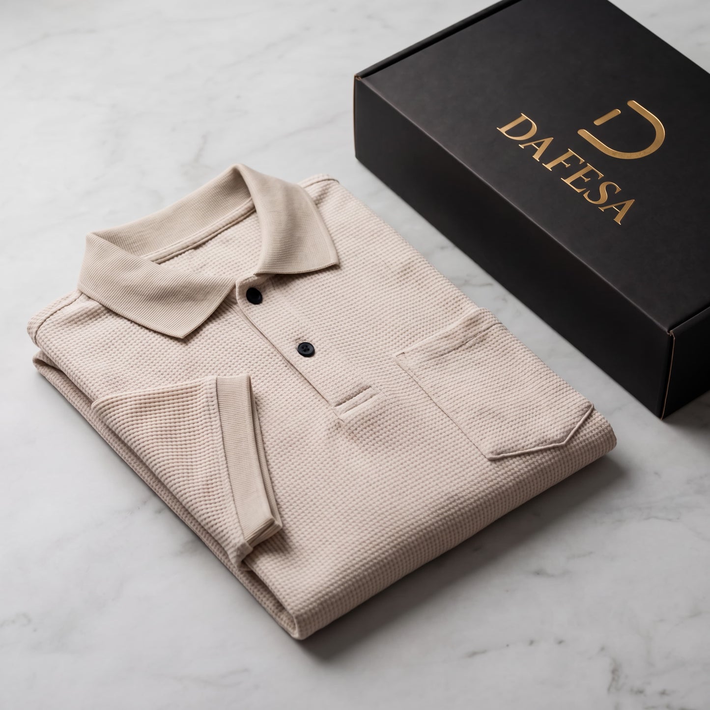 Camisero - Waffle - Beige